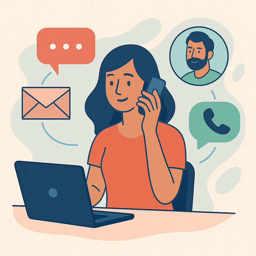 Contact illustration